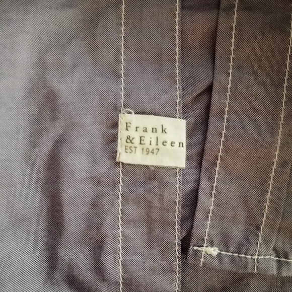 Frank & Eileen Gavin Blue Button Down Shirt - Picture 8 of 8